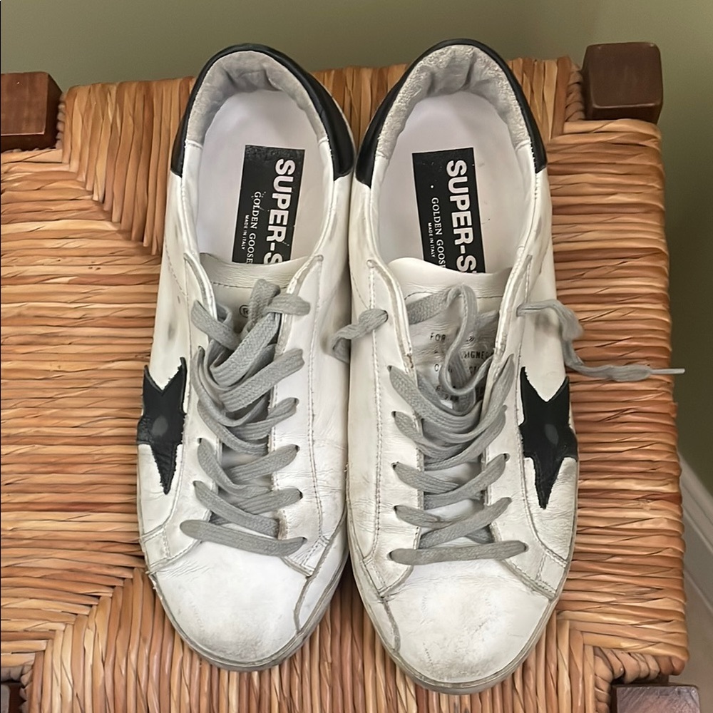 Golden Goose Super  Star leather sneakers made in Italy